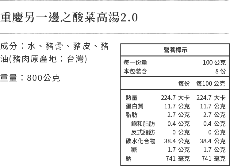 重慶另一邊之酸菜高湯2.0